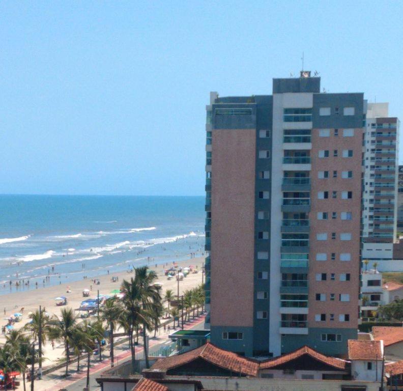 Apartamento Temporada Pe Na Areia Mongaguá Екстериор снимка