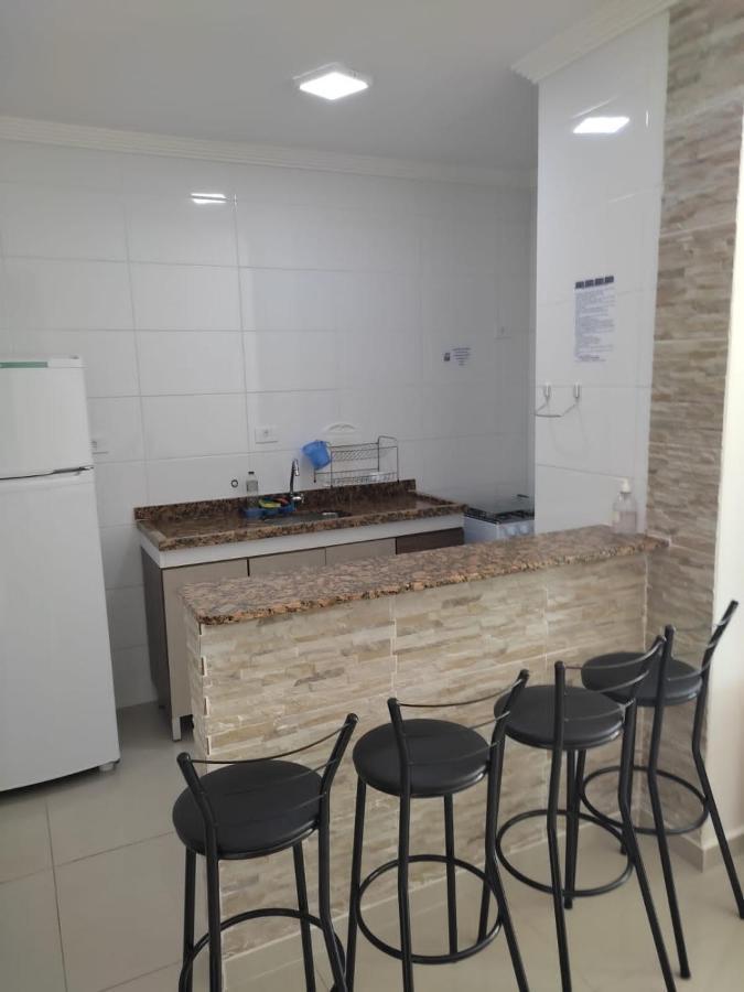 Apartamento Temporada Pe Na Areia Mongaguá Екстериор снимка